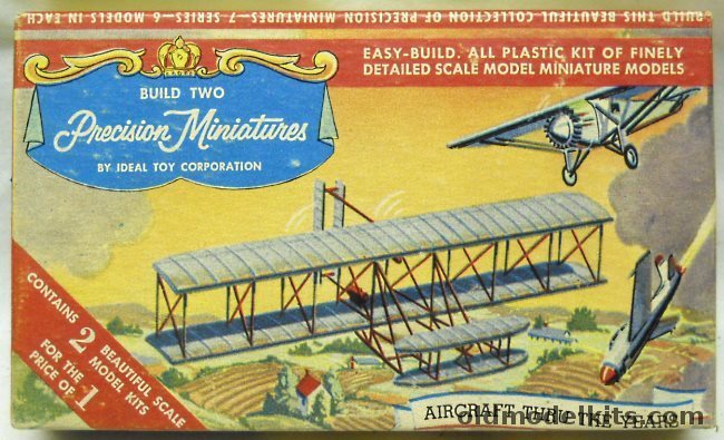 ITC Sikorsky S-55 Helicopter and Spad Fighter - Precision Miniatures, 3765 plastic model kit